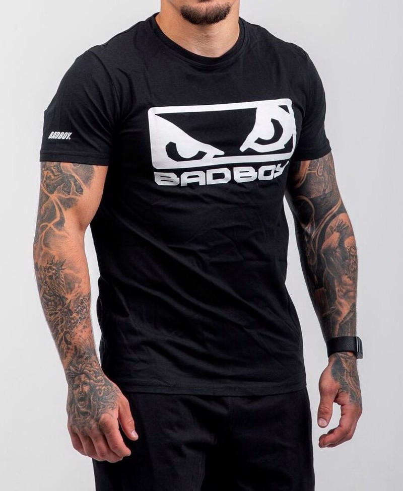 BAD BOY logo classic TSHIRT- black/white